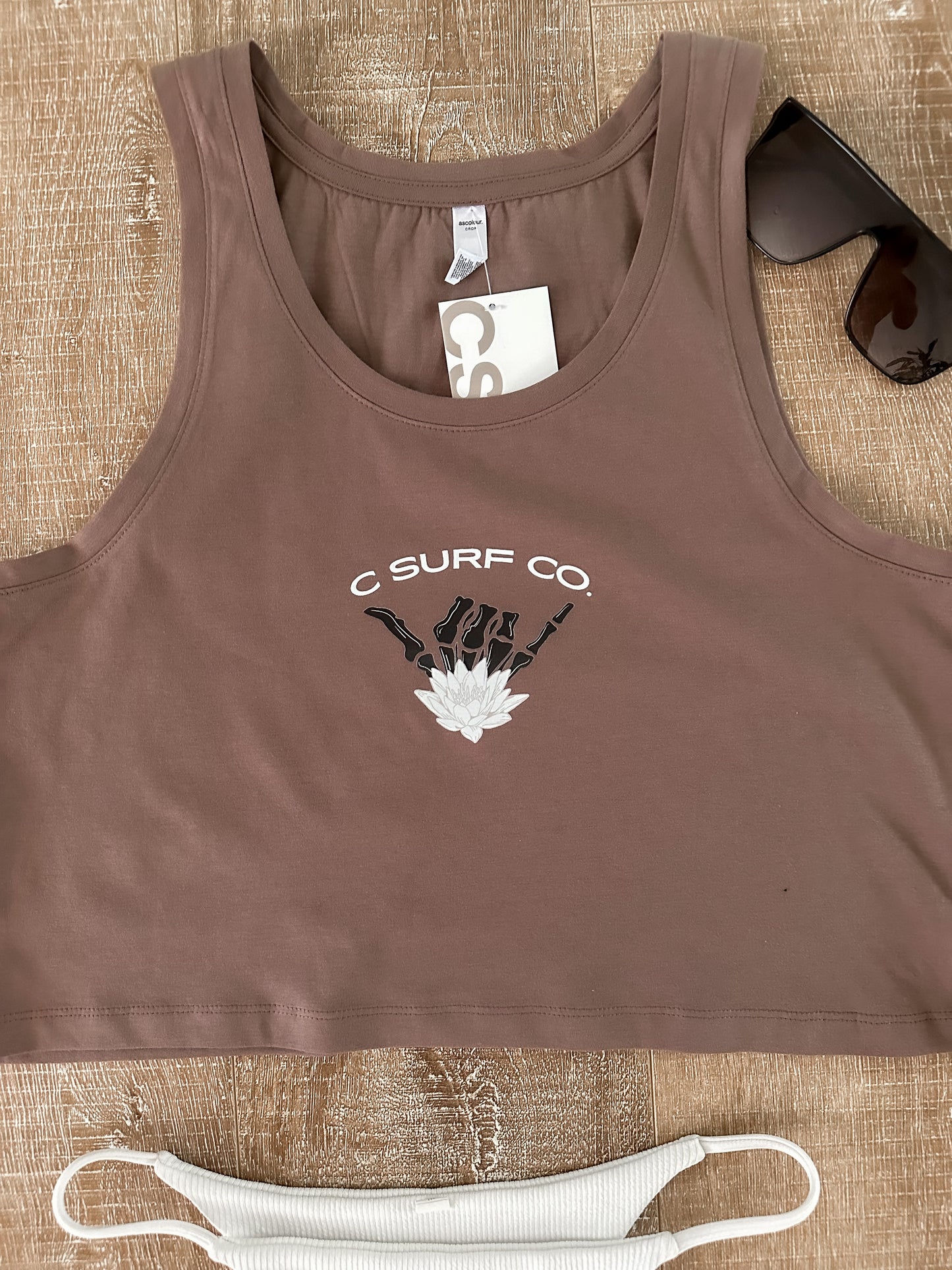 Lotus Shaka Tank Top - Musk