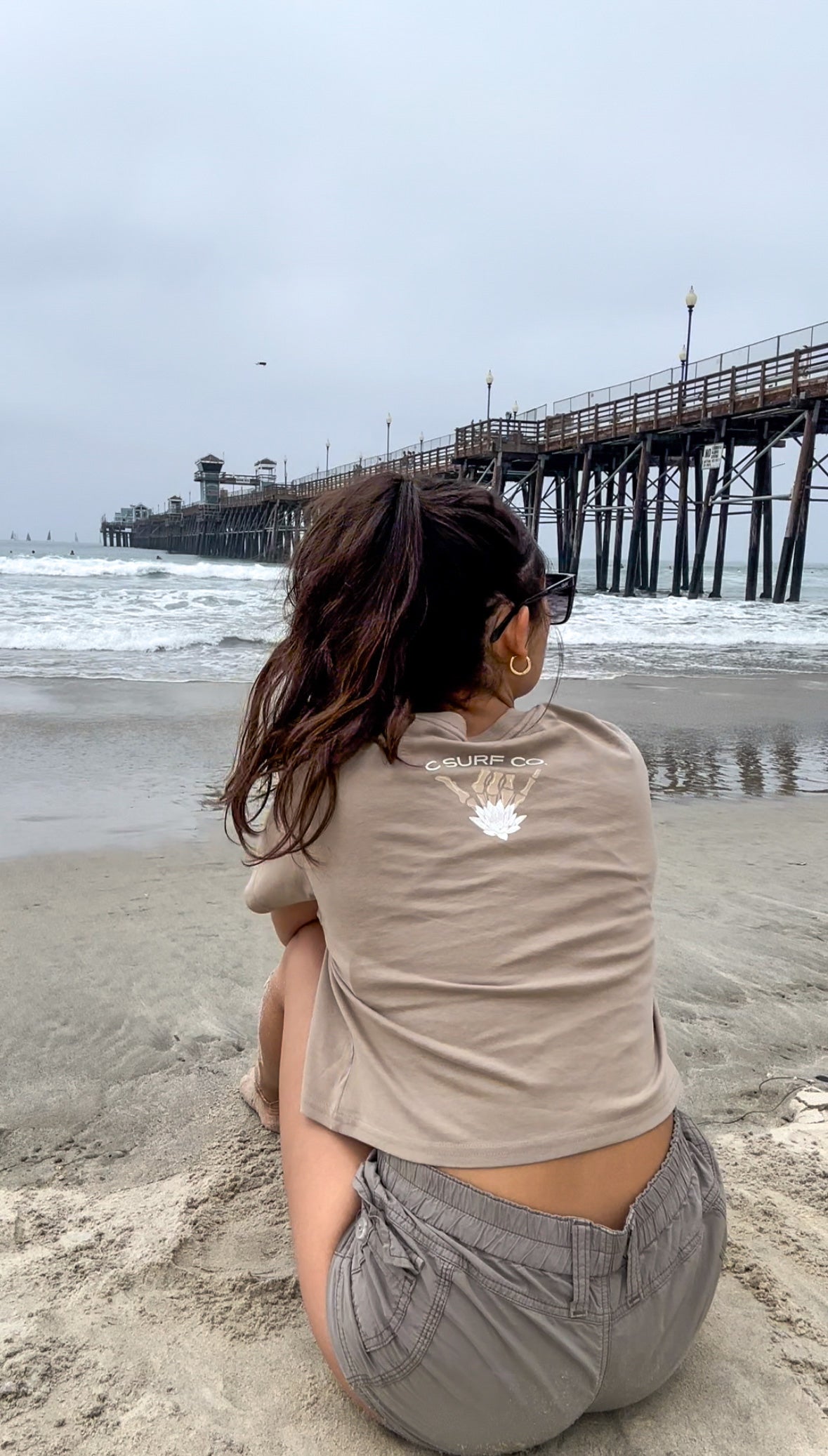 Saltwater & Sun Crop Top - Sand