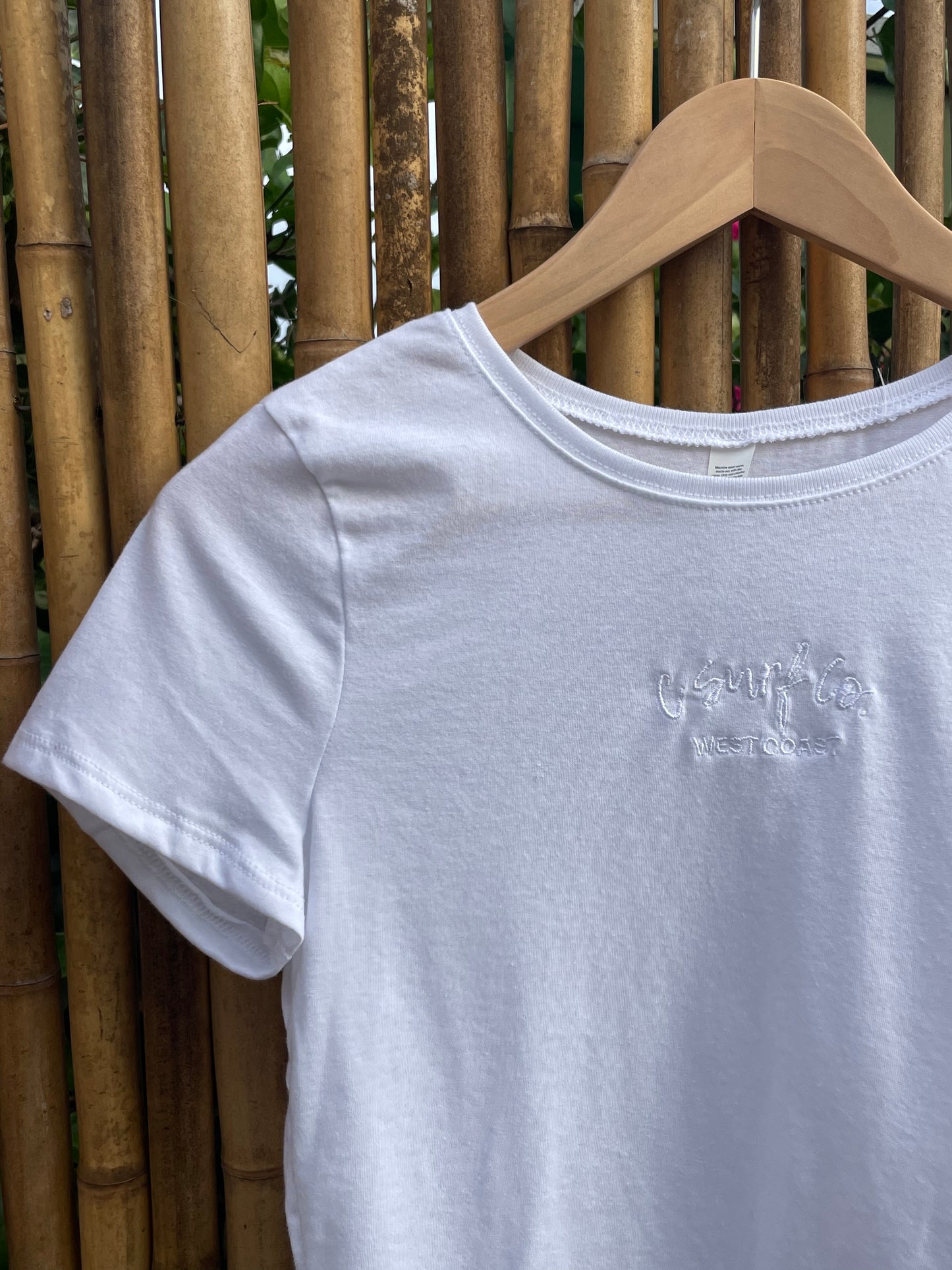 West Coast Crop Top - White