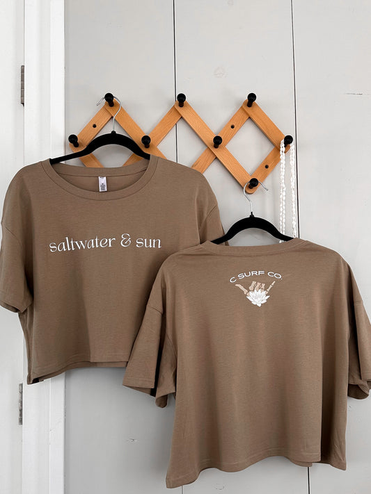 Saltwater & Sun Crop Top - Sand