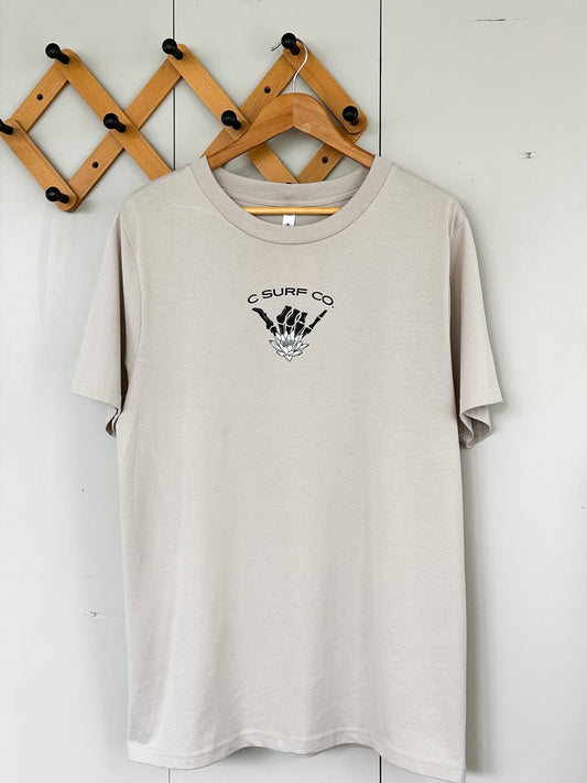 Lotus Shaka Women’s Classic Tee - Ecru